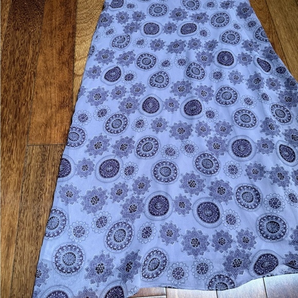 VINTAGE | Purple Y2K-era purple paisley floral mandala print skirt size 5/6 - Picture 3 of 5